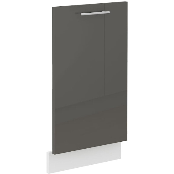 Front do zmywarki z panelem zakrytym LARA 45 cm Grafit/Biały