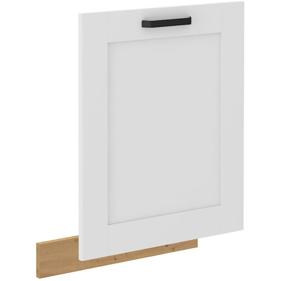 Front do zmywarki z panelem zakrytym LUNA 60 cm Biały/Dąb Artisan