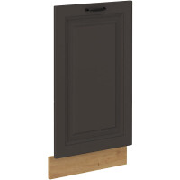 Front do zmywarki z panelem zakrytym STILO 45 cm  Grafit/Artisan