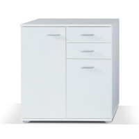 Komoda z 2 szufladami do przedpokoju 2D 2S Mike 2 Biały