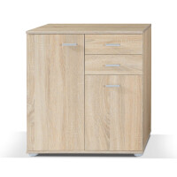 Komoda z 2 szufladami do przedpokoju 2D 2S Mike 2 Dąb Sonoma