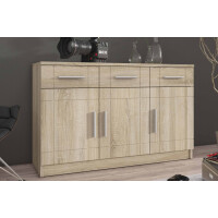 Komoda z 3 szufladami do salonu Paris SO 3D 3S Dąb Sonoma