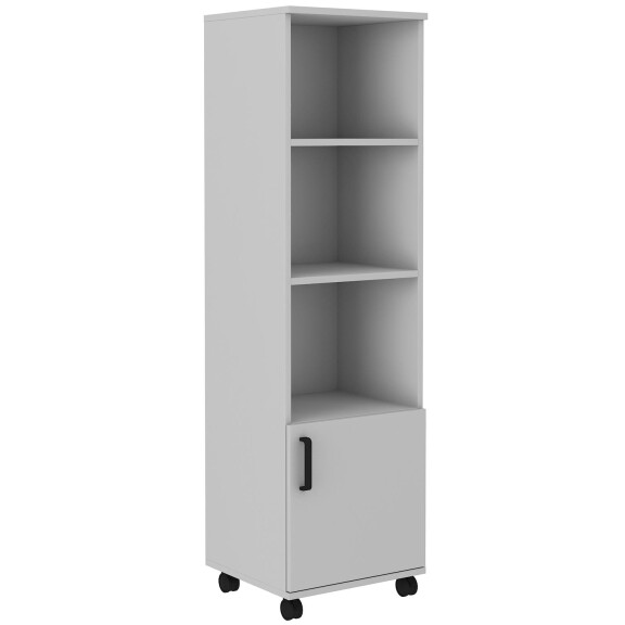 Kontenerek biurowy na kółkach wysoki Malta 220 Jasny Szary