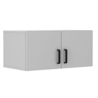 Nadstawka do szafy biurowej Malta 112 2D Jasny Szary