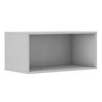 Nadstawka otwarta do szafy biurowej Malta 113 Jasny Szary