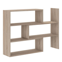 Regał na książki rozsuwany otwarty 83 cm Karol 03 Dąb Sonoma