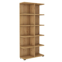 Regał otwarty wysoki biblioteczka 184 cm More 05 Dąb Artisan