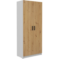 Szafa biurowa na segregatory Malta 111 2D Dąb Artisan/Szary