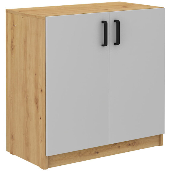 Szafka biurowa Malta 102 2F Szary/Dąb Artisan