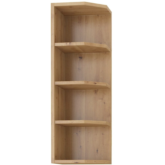 Szafka kuchenna wisząca górna otwarta zakończenie 30 G-90 ZAK Dąb Artisan