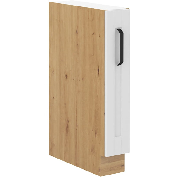 Szafka kuchenna dolna LUNA 15 D CARGO Biały/Dąb Artisan