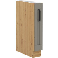Szafka kuchenna dolna LUNA 15 D CARGO Gliniasty Szary/Dąb Artisan
