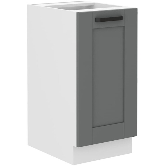 Szafka kuchenna dolna LUNA 40 D 1F BB Szary/Biały