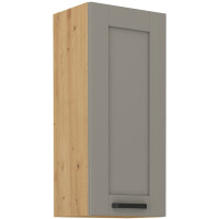 Szafka kuchenna wisząca górna LUNA 40 G-90 1F Gliniasty Szary/Dąb Artisan
