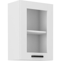 Szafka kuchenna wisząca górna z witryną LUNA 40 GS-72 1F Biały/Biały