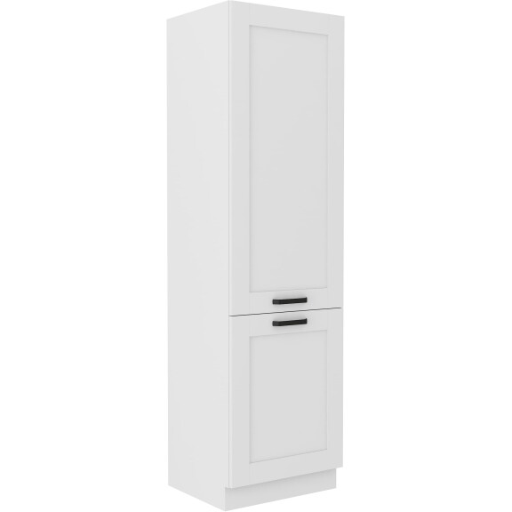 Wysoka szafka kuchenna słupek LUNA 60 DK-210 2F Biały/Biały