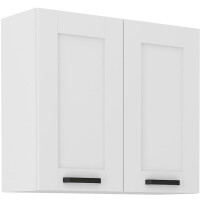 Szafka kuchenna wisząca górna LUNA 80 G-72 2F Biały/Biały