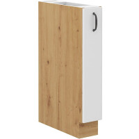 Szafka kuchenna dolna z szufladą STILO 15 D CARGO Biały/Dąb Artisan