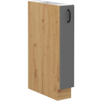 Szafka kuchenna dolna z szufladą STILO 15 D CARGO Szary/Dąb Artisan