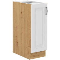 Szafka kuchenna dolna z szufladą STILO 30 D CARGO Biały/Dąb Artisan