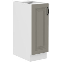 Szafka kuchenna dolna z szufladą STILO 30 D CARGO Gliniasty Szary/Biały