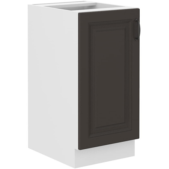 Szafka kuchenna dolna STILO 40 D 1F Grafit/Biały