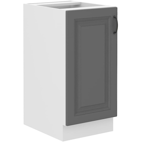 Szafka kuchenna dolna STILO 40 D 1F Szary/Biały