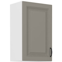 Szafka kuchenna wisząca górna STILO 45 G-72 1F Gliniasty Szary/Biały