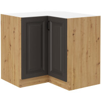 Szafka kuchenna dolna narożna STILO 89x89 DN 1F Grafit/Artisan