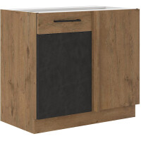 Szafka kuchenna dolna narożna dostawna VIGO 105 ND 1F Mat Matera/Lancelot