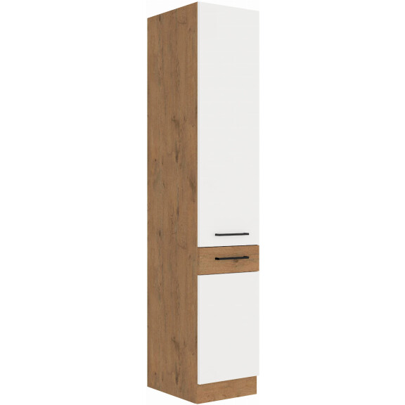 Wysoka szafka kuchenna słupek VIGO 40 DK-210 2F Połysk Biały/Lancelot