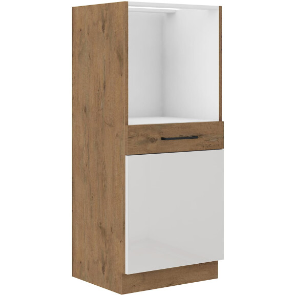 Szafka kuchenna słupek pod piekarnik VIGO 60 DP-145 1F Połysk Biały/Lancelot