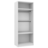 Szafa otwarta 80 cm do garderoby modułowej Foxen Biała