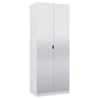 Fronty do szafy z LUSTRAMI 80 cm do garderoby modułowej Foxen Biała