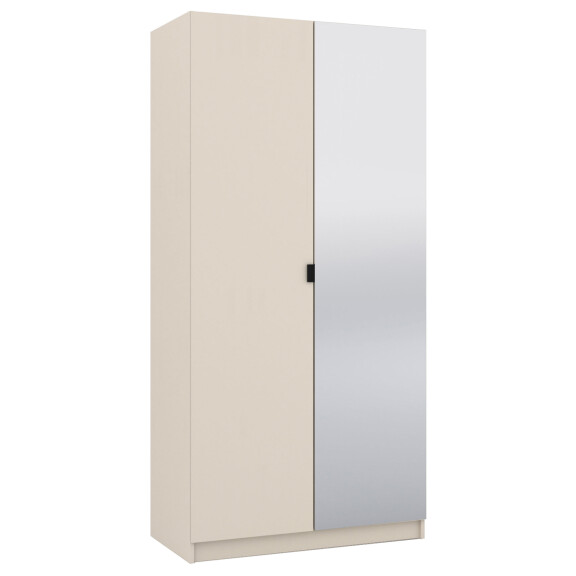 Fronty do szafy z lustrem 100 cm do garderoby modułowej Foxen Cashmere