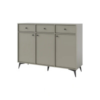 Komoda z szufladami do salonu Sakai 1 3F 3S T827 Eukaliptus