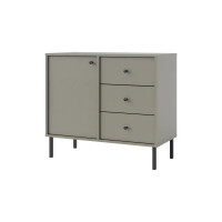 Komoda z szufladami do salonu Sakai 2 1F 3S T814 Eukaliptus