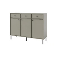 Komoda z szufladami do salonu Sakai 2 3F 3S T827 Eukaliptus