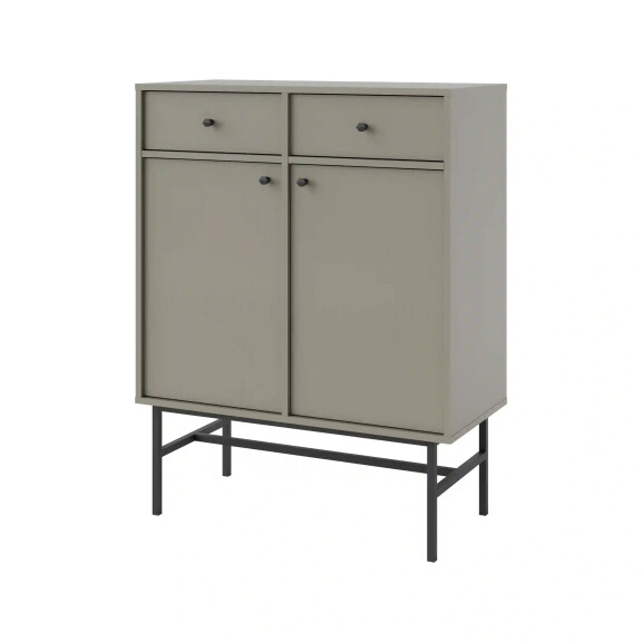 Komoda z szufladami do salonu Sakai 3 2F 2S T826 Eukaliptus