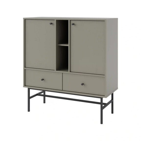 Komoda z szufladami do salonu Sakai 3 2F 2S T825 Eukaliptus