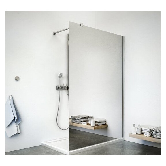 Ścianka prysznicowa 60 cm lustro weneckie szkło 8mm Swiss Liniger