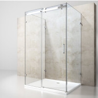 Kabina prysznicowa trójścienna 90x90x90 cm szkło 8mm Swiss Liniger