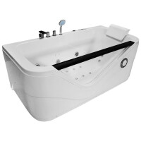 Wanna z hydromasażem przyścienna 150x80 cm MO-0061-150
