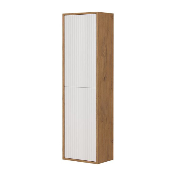 Słupek łazienkowy wiszący dąb naturalny/biały mat 155x45 cm Venus Gante