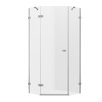 Kabina pięciokątna 90x90 lewa EXK-3886 Avexa New Trendy Chrom