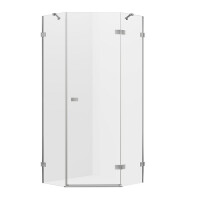 Kabina pięciokątna 90x90 prawa EXK-3887 Avexa New Trendy Chrom
