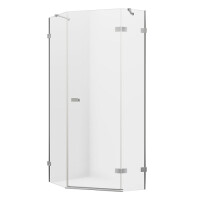 Kabina pięciokątna 100x80 EXK-3891 Avexa New Trendy Chrom