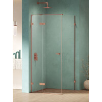 Miedziana kabina prysznicowa 90x90 lewa EXK-6378 Eventa Copper Shine New Trendy