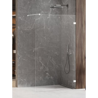 Biała ścianka prysznicowa 110 cm szkło 8 mm EXK-2932 Avexa White New Trendy