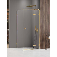 Złota kabina prysznicowa prawa 110x90 EXK-6800 Avexa Gold Shine XR New Trendy